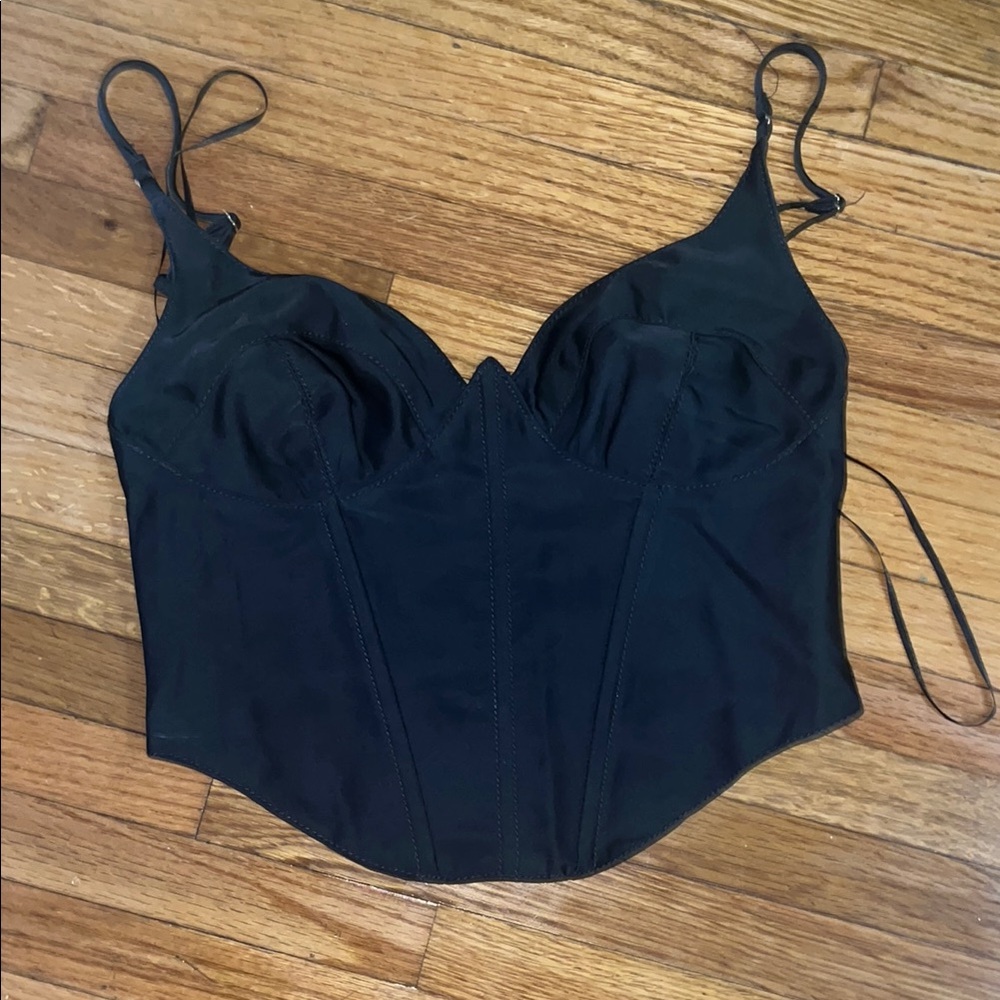 Urban Outfitters Black Corset Top